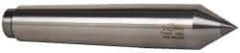 Riten - 1.231" Head Diam, Carbide-Tipped Steel Standard Point Half Dead Center - 4MT Morse Taper, 1.231" Point Diam, 6-3/4" OAL - USA Tool & Supply