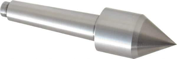 Riten - 1-1/4" Head Diam, Carbide-Tipped Steel Standard Point Solid Dead Center - 2MT Morse Taper, 1-1/4" Point Diam - USA Tool & Supply