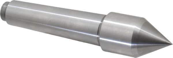 Riten - 1-1/4" Head Diam, Carbide-Tipped Steel Standard Point Solid Dead Center - 3MT Morse Taper, 1-1/4" Point Diam - USA Tool & Supply