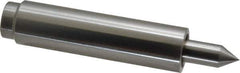 Concentric - Straight Shank, Live Center - 3,000 Max RPM, 0.378" Point Diam, 0.88" Point Len, 274 Lb Max Workpiece, Standard Point - USA Tool & Supply