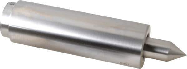 Concentric - Straight Shank, Live Center - 1,500 Max RPM, 0.686" Point Diam, 1.38" Point Len, 2,500 Lb Max Workpiece, Standard Point - USA Tool & Supply