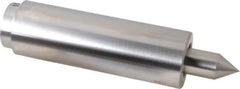 Concentric - Straight Shank, Live Center - 1,500 Max RPM, 0.686" Point Diam, 1.38" Point Len, 2,500 Lb Max Workpiece, Standard Point - USA Tool & Supply