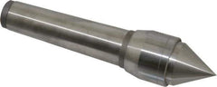 Value Collection - MT3 Taper Shank, 1.27" Head Diam Live Center - 1.08" Point Len, 661 Lb Max Workpc, 5.71" OAL, Standard Point - USA Tool & Supply