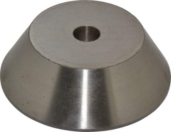 Concentric - 2.17 to 3-1/4" Point Diam, Hardened Tool Steel Lathe Bell Head Point - Compatible with Live Centers - USA Tool & Supply