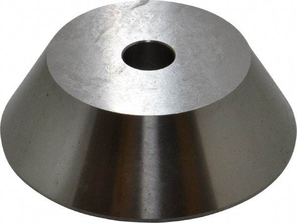 Concentric - 3.21 to 4.8" Point Diam, Hardened Tool Steel Lathe Bell Head Point - Compatible with Live Centers - USA Tool & Supply