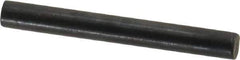 Holo-Krome - 4mm Diam x 35mm Pin Length Grade 8 Alloy Steel Standard Dowel Pin - Black Luster Finish, C 60 (Surface) & C 50-58 Hardness, 1 Beveled & 1 Rounded End - USA Tool & Supply