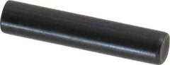 Holo-Krome - 5mm Diam x 25mm Pin Length Grade 8 Alloy Steel Standard Dowel Pin - Black Luster Finish, C 60 (Surface) & C 50-58 Hardness, 1 Beveled & 1 Rounded End - USA Tool & Supply