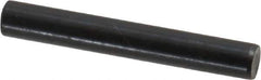 Holo-Krome - 5mm Diam x 35mm Pin Length Grade 8 Alloy Steel Standard Dowel Pin - Black Luster Finish, C 60 (Surface) & C 50-58 Hardness, 1 Beveled & 1 Rounded End - USA Tool & Supply