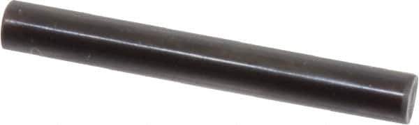 Holo-Krome - 5mm Diam x 40mm Pin Length Grade 8 Alloy Steel Standard Dowel Pin - Black Luster Finish, C 60 (Surface) & C 50-58 Hardness, 1 Beveled & 1 Rounded End - USA Tool & Supply