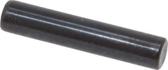 Holo-Krome - 6mm Diam x 30mm Pin Length Grade 8 Alloy Steel Standard Dowel Pin - Black Luster Finish, C 60 (Surface) & C 50-58 Hardness, 1 Beveled & 1 Rounded End - USA Tool & Supply