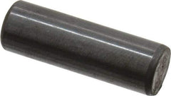 Holo-Krome - 8mm Diam x 25mm Pin Length Grade 8 Alloy Steel Standard Dowel Pin - Black Luster Finish, C 60 (Surface) & C 50-58 Hardness, 1 Beveled & 1 Rounded End - USA Tool & Supply