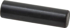 Holo-Krome - 8mm Diam x 30mm Pin Length Grade 8 Alloy Steel Standard Dowel Pin - Black Luster Finish, C 60 (Surface) & C 50-58 Hardness, 1 Beveled & 1 Rounded End - USA Tool & Supply