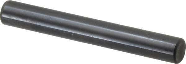 Holo-Krome - 8mm Diam x 60mm Pin Length Grade 8 Alloy Steel Standard Dowel Pin - Black Luster Finish, C 60 (Surface) & C 50-58 Hardness, 1 Beveled & 1 Rounded End - USA Tool & Supply