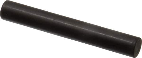 Holo-Krome - 10mm Diam x 70mm Pin Length Grade 8 Alloy Steel Standard Dowel Pin - Black Luster Finish, C 60 (Surface) & C 50-58 Hardness, 1 Beveled & 1 Rounded End - USA Tool & Supply