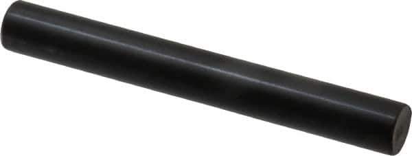 Holo-Krome - 10mm Diam x 80mm Pin Length Grade 8 Alloy Steel Standard Dowel Pin - Black Luster Finish, C 60 (Surface) & C 50-58 Hardness, 1 Beveled & 1 Rounded End - USA Tool & Supply