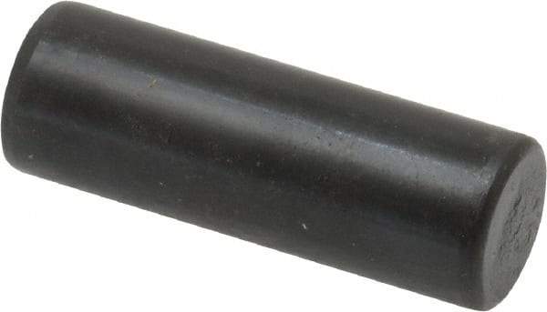 Holo-Krome - 12mm Diam x 35mm Pin Length Grade 8 Alloy Steel Standard Dowel Pin - Black Luster Finish, C 60 (Surface) & C 50-58 Hardness, 1 Beveled & 1 Rounded End - USA Tool & Supply