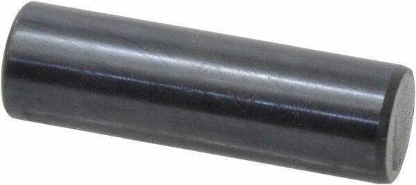 Holo-Krome - 12mm Diam x 40mm Pin Length Grade 8 Alloy Steel Standard Dowel Pin - Black Luster Finish, C 60 (Surface) & C 50-58 Hardness, 1 Beveled & 1 Rounded End - USA Tool & Supply