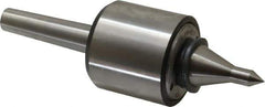 Riten - MT2 Taper Shank, 2-1/8" Head Diam 2,600 Lb Capacity Live Center - 6,000 Max RPM, 2" Head Length, 3/8" Point Diam, 2" Point Len, 310 Lb Max Workpc, 2" Tip Diam, Long Point - USA Tool & Supply