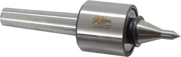 Riten - MT3 Taper Shank, 2-1/8" Head Diam 3,400 Lb Capacity Live Center - 6,000 Max RPM, 2" Head Length, 3/8" Point Diam, 2" Point Len, 310 Lb Max Workpc, 2" Tip Diam, Long Point - USA Tool & Supply