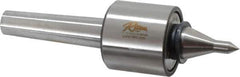 Riten - MT3 Taper Shank, 2-1/8" Head Diam 3,400 Lb Capacity Live Center - 6,000 Max RPM, 2" Head Length, 3/8" Point Diam, 2" Point Len, 310 Lb Max Workpc, 2" Tip Diam, Long Point - USA Tool & Supply