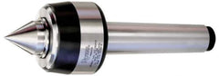 Royal Products - MT6 Taper Shank, 4" Head Diam 10,080 Lb Capacity Live Center - 3,500 Max RPM, 3.15" Head Length, 2" Point Diam, 2.31" Point Len, 4,080 Lb Max Workpc, 13-7/32" OAL, Standard Point - USA Tool & Supply