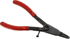 Rotor Clip - SH External Retaining Ring Pliers - 9-1/8" OAL - USA Tool & Supply