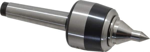 Royal Products - MT2 Taper Shank, 1-3/4" Head Diam 2,735 Lb Capacity Live Center - 6,000 Max RPM, 1.47" Head Length, 7/8" Point Diam, 1.35" Point Len, 375 Lb Max Workpc, 5-3/8" OAL, 3/8" Tip Diam, Long Point - USA Tool & Supply