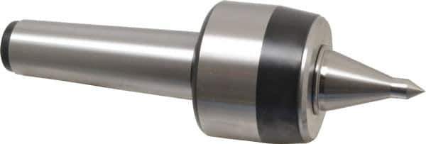 Royal Products - MT5 Taper Shank, 3.45" Head Diam 7,630 Lb Capacity Live Center - 3,500 Max RPM, 2.81" Head Length, 1-1/2" Point Diam, 2.58" Point Len, 1,930 Lb Max Workpc, 11" OAL, 1/2" Tip Diam, Long Point - USA Tool & Supply