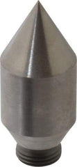 Royal Products - 5/8-18" Thread, 3MT Taper, 1" Point Diam, Tool Steel Lathe Extended Point - 1-7/8" OAL - USA Tool & Supply