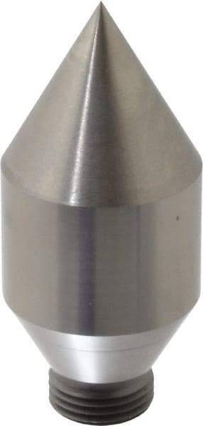 Royal Products - 3/4-16" Thread, 4MT & 5MT Taper, 1/4 to 1-3/8" Point Diam, Tool Steel Lathe Extended Point - 2-11/32" OAL - USA Tool & Supply