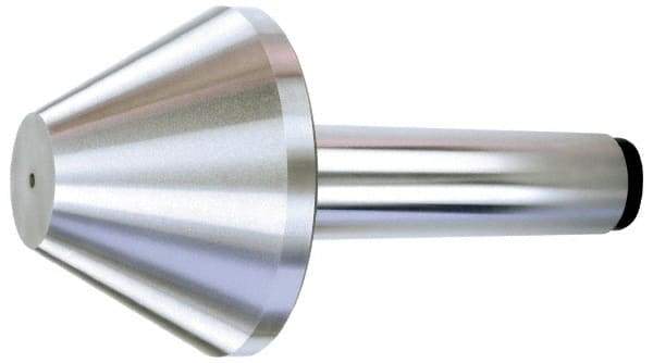 Royal Products - MT5 Taper Shank, 5.15" Head Diam 4,595 Lb Capacity Live Center - 4,000 Max RPM, 3-3/16" Head Length, 2" Point Diam, 3.17" Point Len, 1,145 Lb Max Workpc, 8-7/8" OAL, Bull Nose Point - USA Tool & Supply