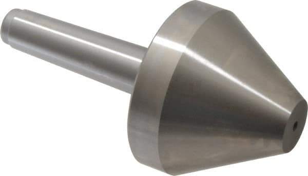 Royal Products - MT3 Taper Shank, 3.15" Head Diam 2,395 Lb Capacity Live Center - 5,000 Max RPM, 2-1/2" Head Length, 1" Point Diam, 2.52" Point Len, 615 Lb Max Workpc, 6-1/16" OAL, Bull Nose Point - USA Tool & Supply