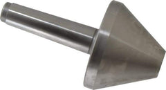 Royal Products - MT4 Taper Shank, 4.15" Head Diam 3,410 Lb Capacity Live Center - 4,500 Max RPM, 3" Head Length, 1-1/4" Point Diam, 3.01" Point Len, 860 Lb Max Workpc, 7-9/16" OAL, Bull Nose Point - USA Tool & Supply