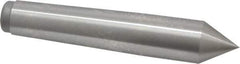 Royal Products - 0.938" Head Diam, High Speed Steel Standard Point Solid Dead Center - 3MT Morse Taper, 0.938" Point Diam, 5-1/4" OAL - USA Tool & Supply