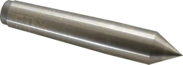 Royal Products - 1.231" Head Diam, High Speed Steel Standard Point Solid Dead Center - 4MT Morse Taper, 1.231" Point Diam, 6-3/4" OAL - USA Tool & Supply