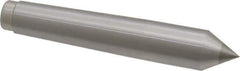 Royal Products - 0.7" Head Diam, Carbide-Tipped Steel Standard Point Solid Dead Center - 2MT Morse Taper, 0.7" Point Diam, 4-3/16" OAL - USA Tool & Supply