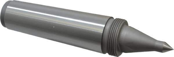 Royal Products - 1.748" Head Diam, Hardened Steel Long Point Solid Dead Center - 5MT Morse Taper, 1/2" Point Diam, 0.81" Point Length, 8-7/16" OAL - USA Tool & Supply