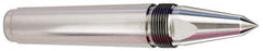 Royal Products - 1.748" Head Diam, Carbide-Tipped Steel Long Point Solid Dead Center - 5MT Morse Taper, 1/2" Point Diam, 8-7/16" OAL - USA Tool & Supply