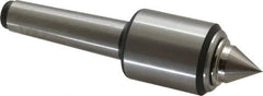 Royal Products - MT3 Taper Shank, 1-3/4" Head Diam 2,155 Lb Capacity Live Center - 6,000 Max RPM, 2.12" Head Length, 7/8" Point Diam, 1.07" Point Len, 885 Lb Max Workpc, 6-7/16" OAL, 3/8" Tip Diam, Standard Point - USA Tool & Supply