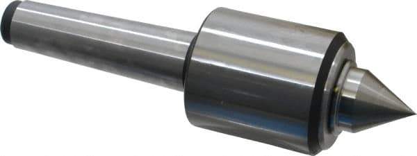 Royal Products - MT4 Taper Shank, 2.45" Head Diam 4,390 Lb Capacity Live Center - 5,000 Max RPM, 2.78" Head Length, 1-1/4" Point Diam, 1.47" Point Len, 2,240 Lb Max Workpc, 8-5/8" OAL, 1/2" Tip Diam, Standard Point - USA Tool & Supply