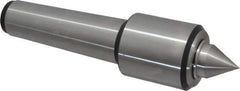 Royal Products - MT5 Taper Shank, 2.45" Head Diam 4,390 Lb Capacity Live Center - 5,000 Max RPM, 2.78" Head Length, 1-1/4" Point Diam, 1.47" Point Len, 2,240 Lb Max Workpc, 9-3/4" OAL, 1/2" Tip Diam, Standard Point - USA Tool & Supply