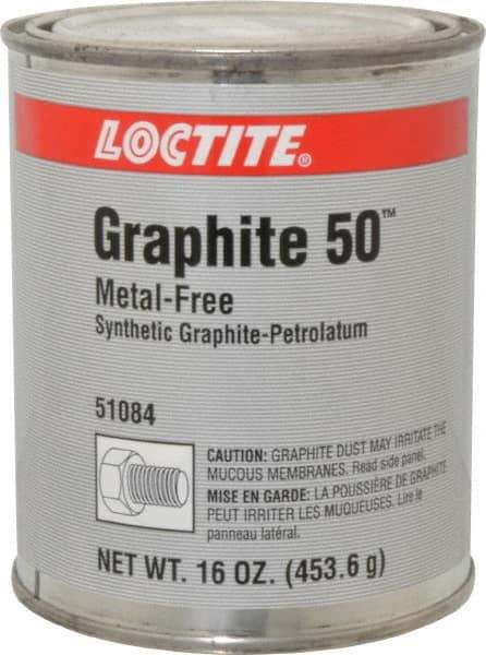 Loctite - 1 Lb Can General Purpose Anti-Seize Lubricant - Graphite, -29 to 482°C, Gray, Water Resistant - USA Tool & Supply