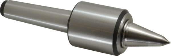 Royal Products - MT4 Taper Shank, 2.45" Head Diam 1,905 Lb Capacity Carbide Tipped Live Center - 12,000 Max RPM, 2.78" Head Length, 1-1/4" Point Diam, 2.35" Point Len, 525 Lb Max Workpc, 9-5/8" OAL, 1/2" Tip Diam, Long Point - USA Tool & Supply