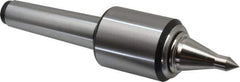 Royal Products - MT3 Taper Shank, 1.7" Head Diam 830 Lb Capacity Live Center - 12,000 Max RPM, 2.12" Head Length, 7/8" Point Diam, 1-3/4" Point Len, 180 Lb Max Workpc, 7-7/32" OAL, 3/8" Tip Diam, Long Point - USA Tool & Supply