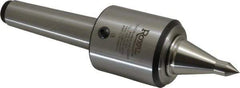 Royal Products - MT4 Taper Shank, 2.45" Head Diam 1,905 Lb Capacity Live Center - 12,000 Max RPM, 2.78" Head Length, 1-1/4" Point Diam, 2.35" Point Len, 525 Lb Max Workpc, 9-5/8" OAL, 1/2" Tip Diam, Long Point - USA Tool & Supply