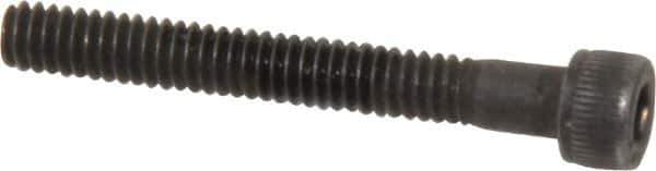 Value Collection - #5-40 UNC Hex Socket Drive, Socket Cap Screw - Alloy Steel, Black Oxide Finish, Partially Threaded, 1" Length Under Head - USA Tool & Supply