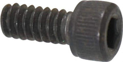 Value Collection - #6-32 UNC Hex Socket Drive, Socket Cap Screw - Alloy Steel, Black Oxide Finish, Fully Threaded, 5/16" Length Under Head - USA Tool & Supply