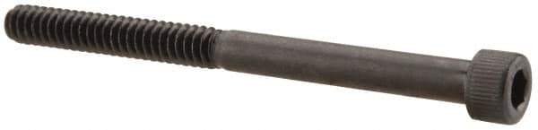 Value Collection - #6-32 UNC Hex Socket Drive, Socket Cap Screw - Alloy Steel, Black Oxide Finish, Partially Threaded, 1-3/4" Length Under Head - USA Tool & Supply