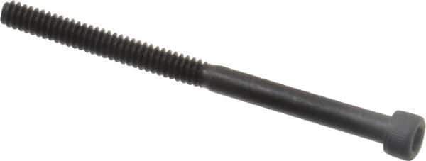 Value Collection - #6-32 UNC Hex Socket Drive, Socket Cap Screw - Alloy Steel, Black Oxide Finish, Partially Threaded, 2" Length Under Head - USA Tool & Supply