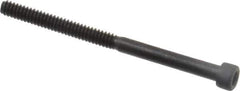 Value Collection - #6-32 UNC Hex Socket Drive, Socket Cap Screw - Alloy Steel, Black Oxide Finish, Partially Threaded, 2" Length Under Head - USA Tool & Supply